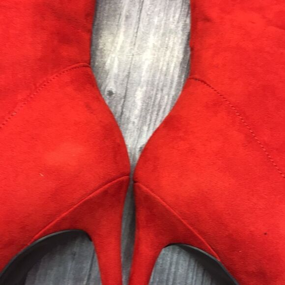 JESSICA SIMPSON Lyndy Red Slouchy Boots 8M - Picture 13 of 15